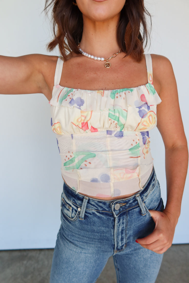 La parte superiore della mela del mio occhio