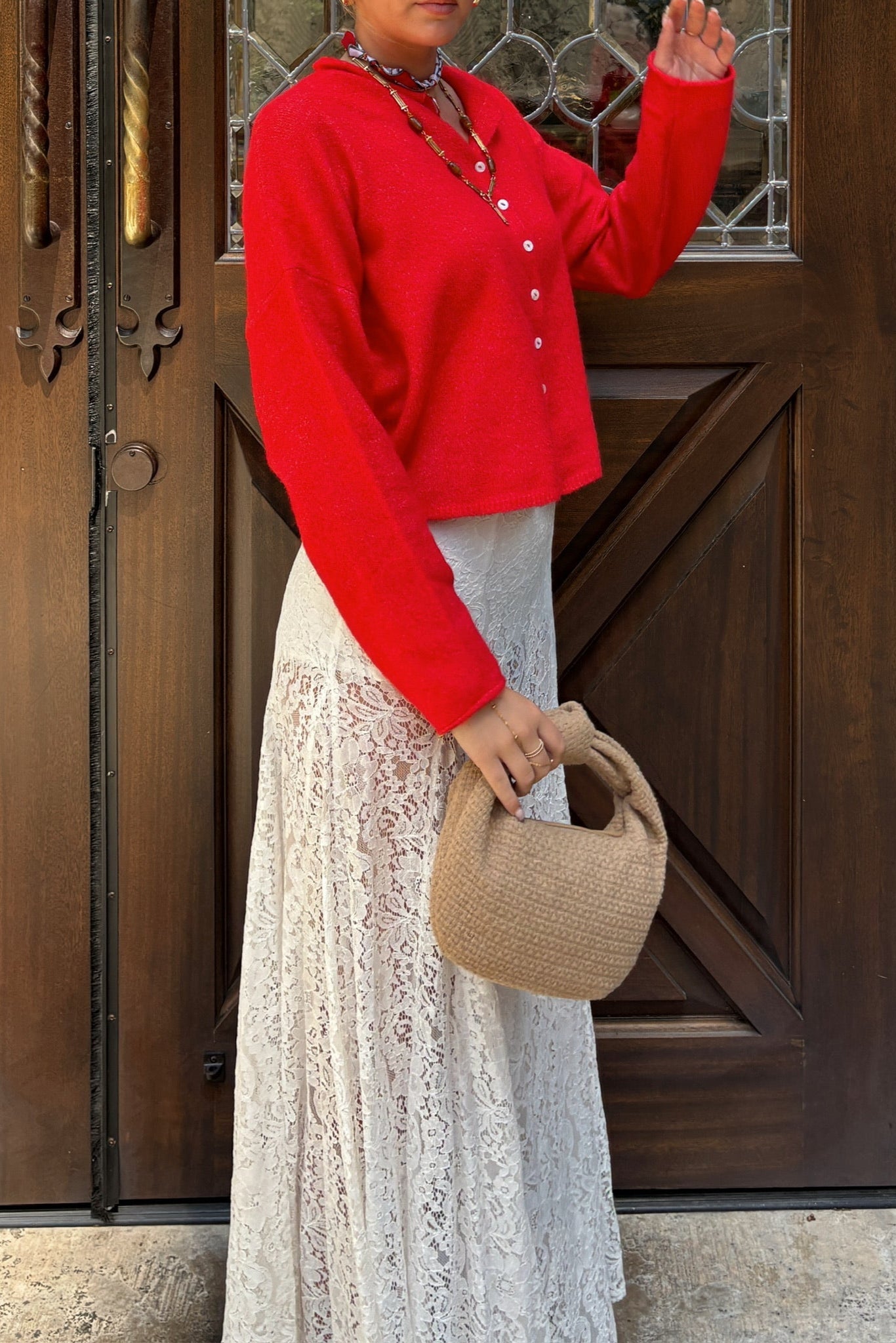 Cardigan Bundle - Pacchetto autunnale - Marrone, bordeaux e rosso