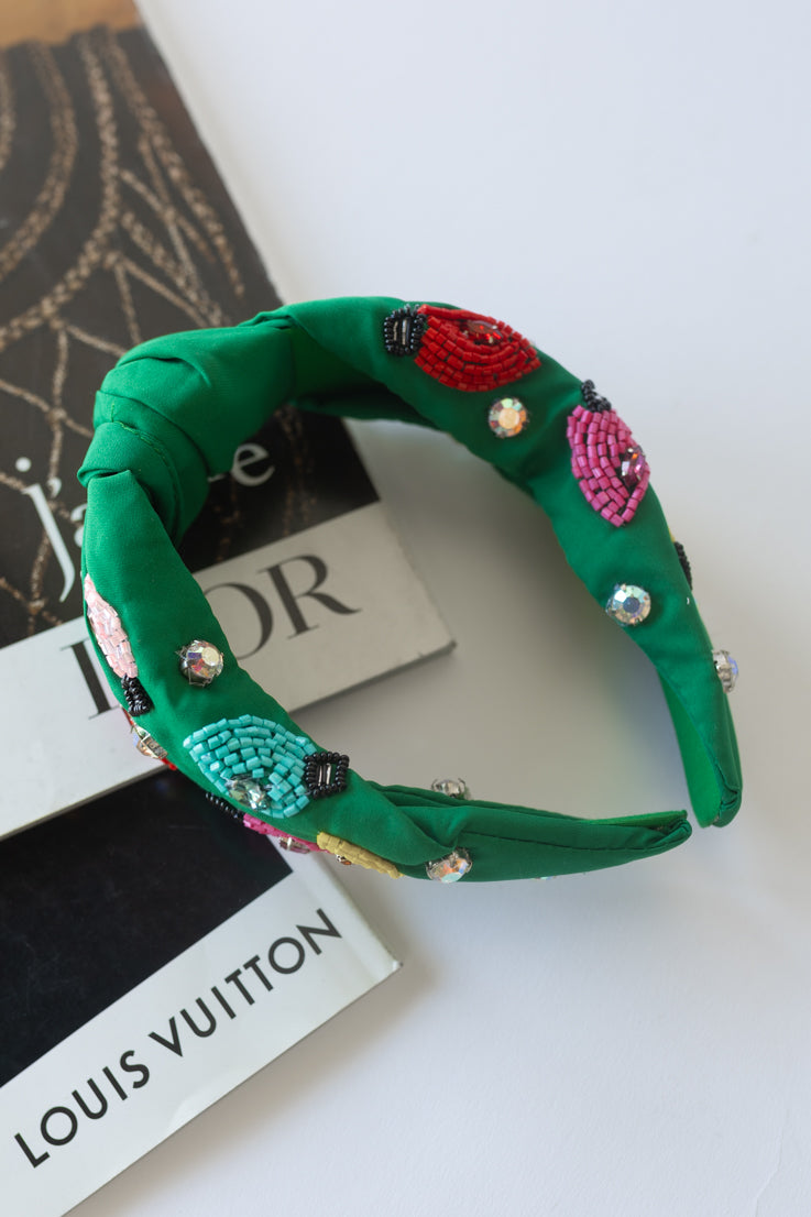 Fascia per capelli con luci festive