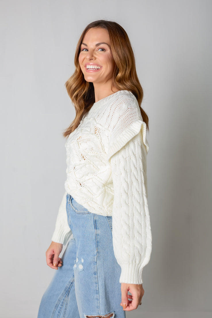 Maglione alla crema di marshmallow