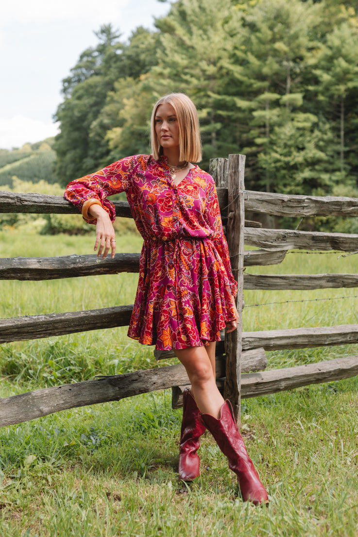 Abito Foglie Cadenti