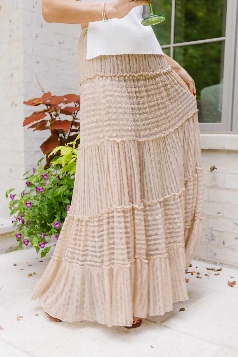 Gonna da sentiero in castagno