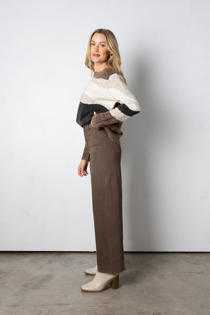 Maglione paesaggio ondulato