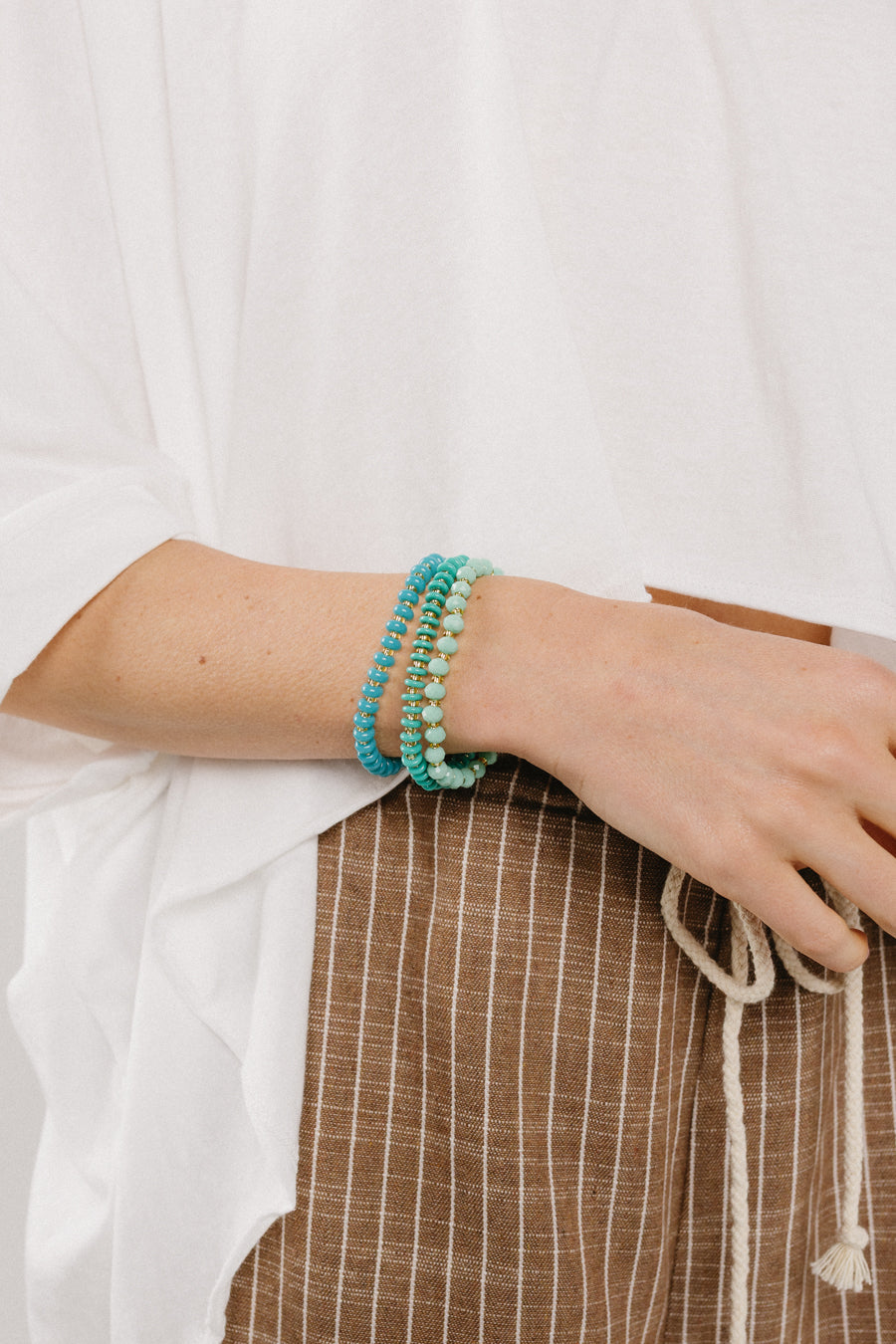 Set di braccialetti con perline Bailey