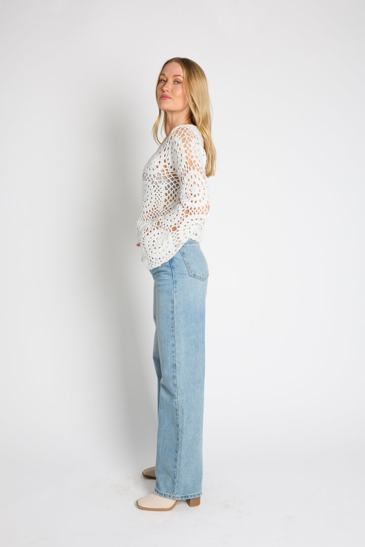 Top all'uncinetto Make Friends