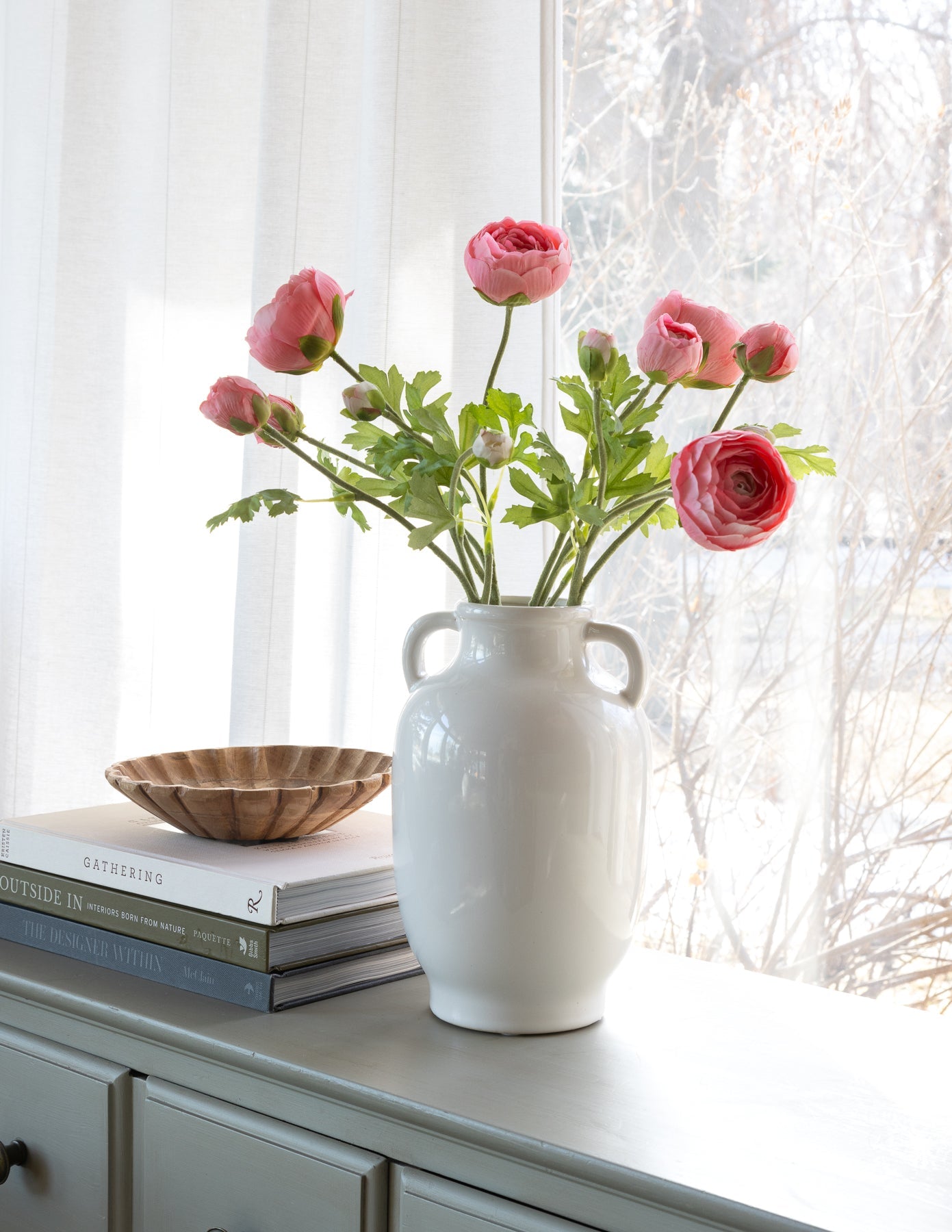 Looped Handle Vase (Tall)