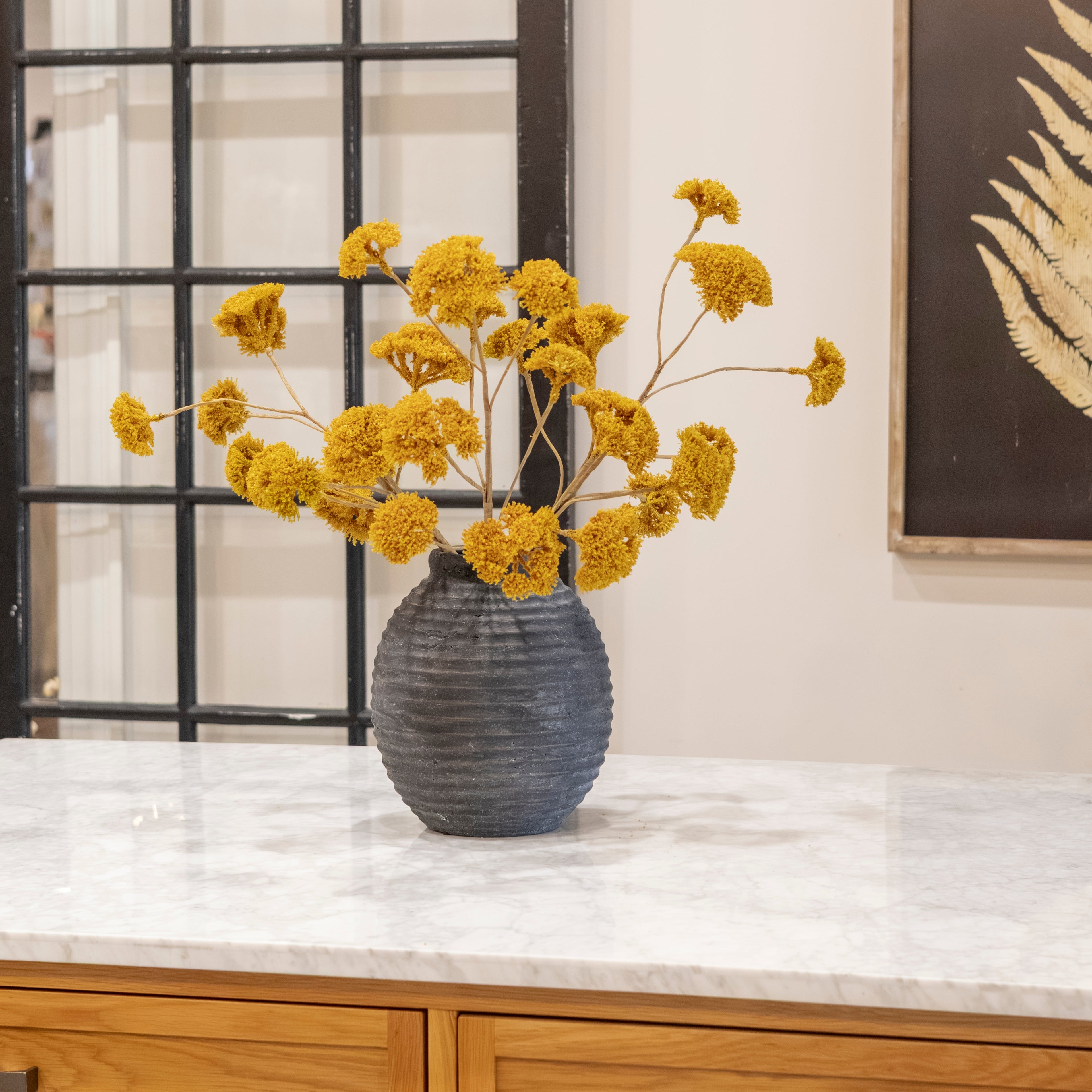 Black Terracotta Vase