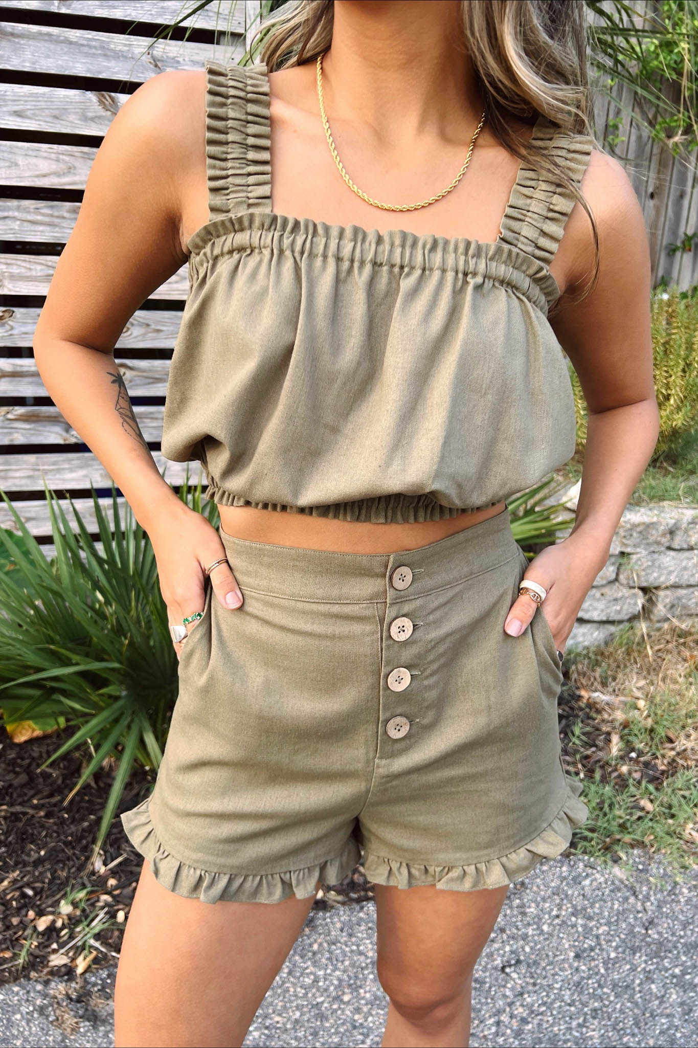 Set Safari Green - Top