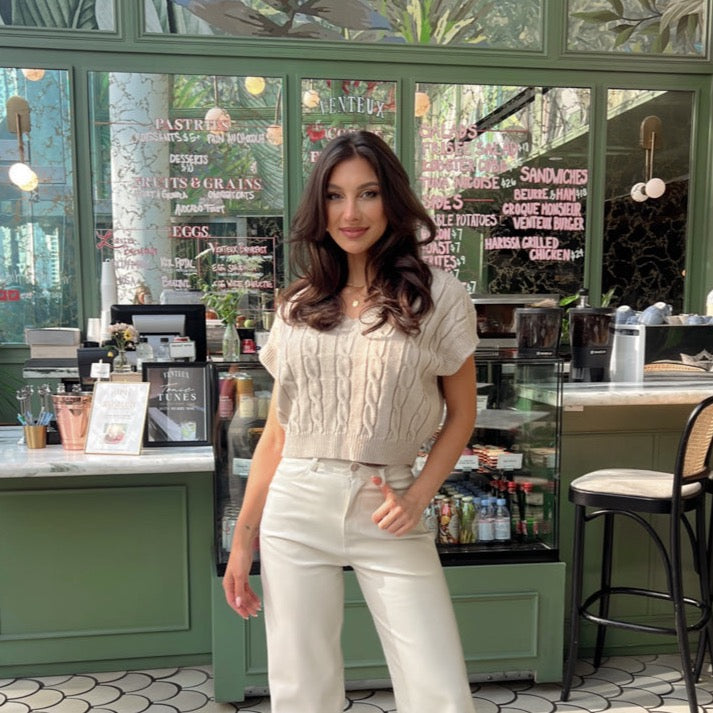 Gilet in maglia Sabrina