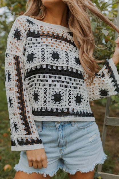 Top all'uncinetto In the Stars