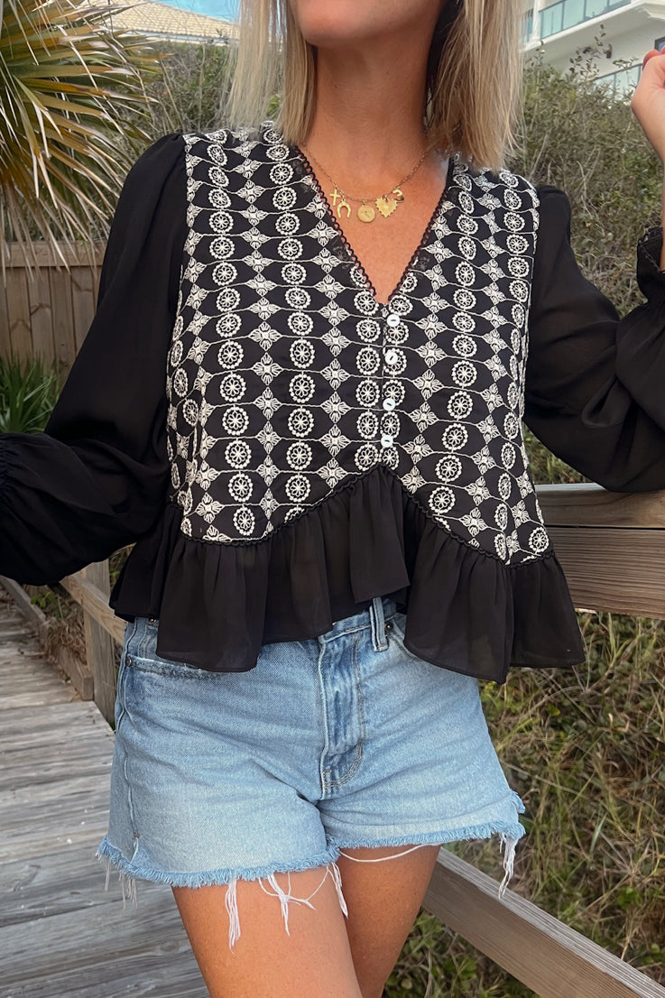 Luna calante in cima