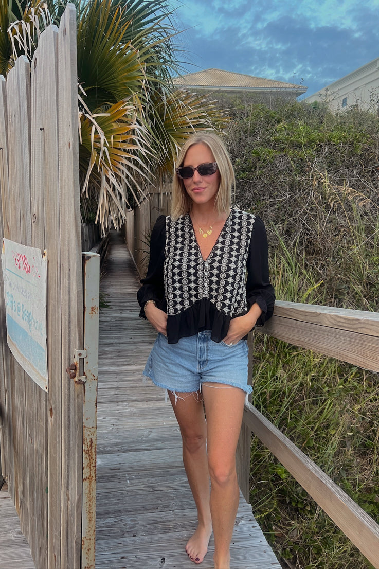 Luna calante in cima