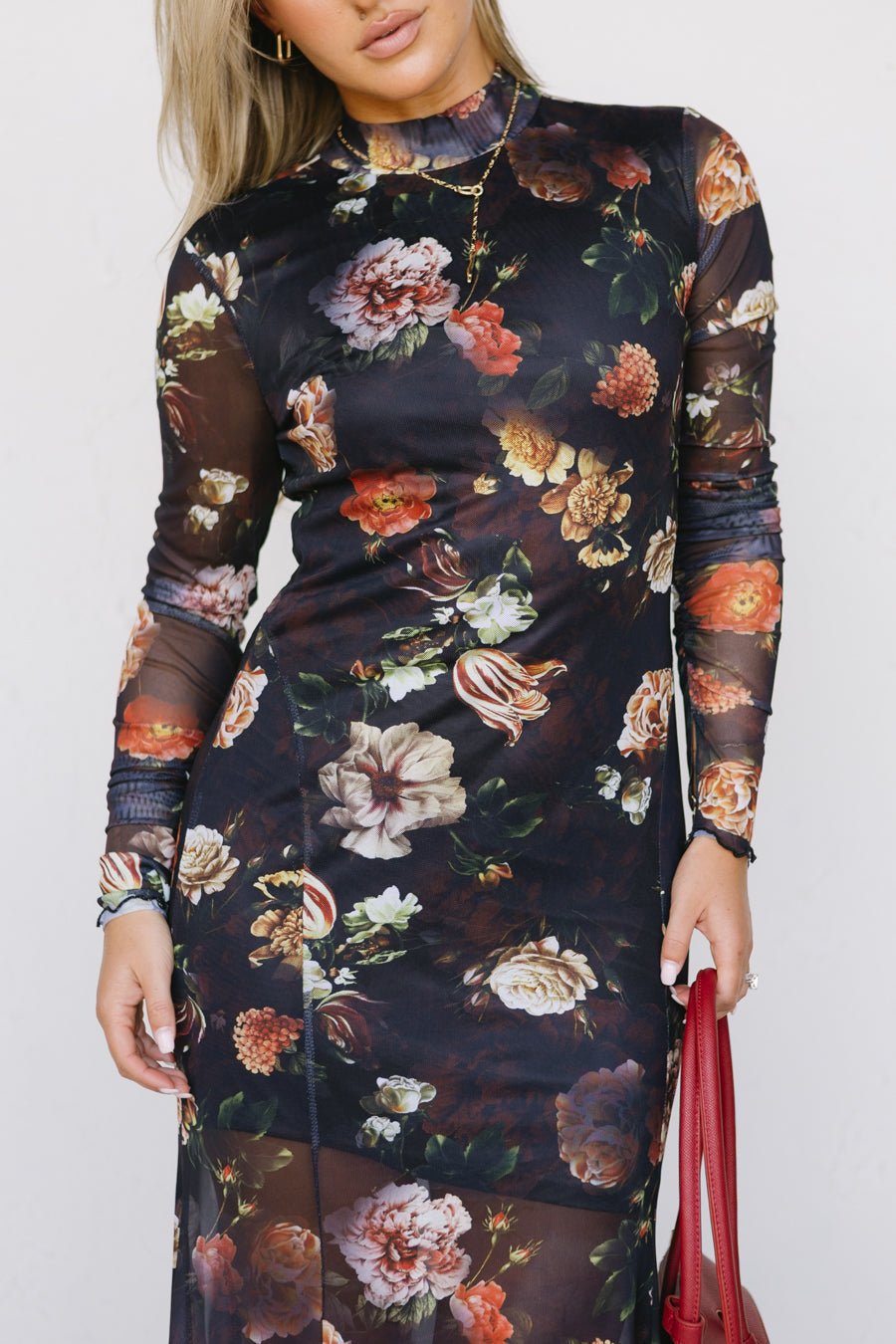 Abito Peonia di Mezzanotte