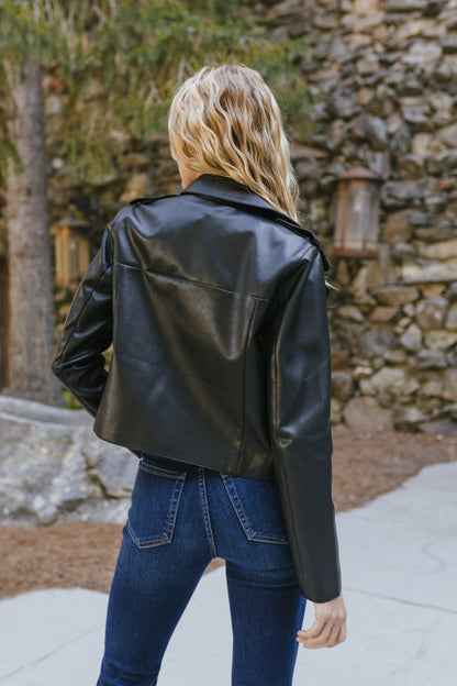 Una giacca da motociclista un po' audace