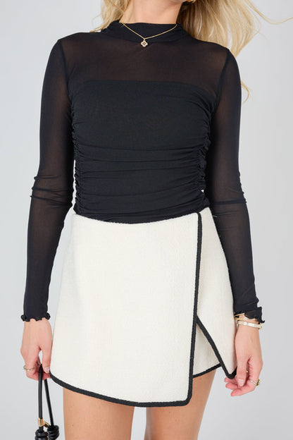 Body trasparente color sabbia