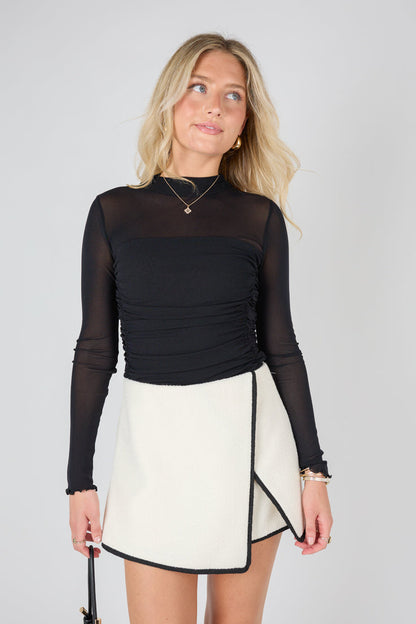 Body trasparente color sabbia