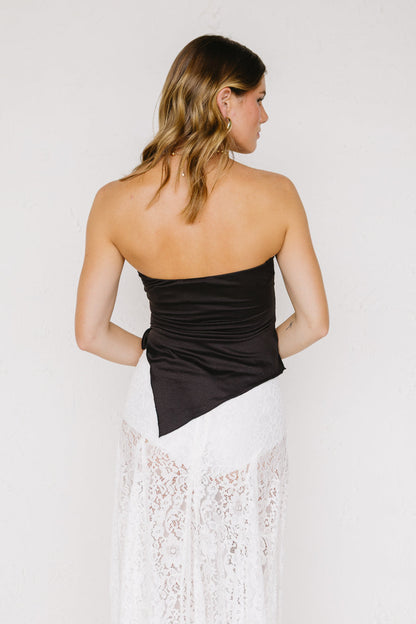 Top tubolare con occhielli laterali