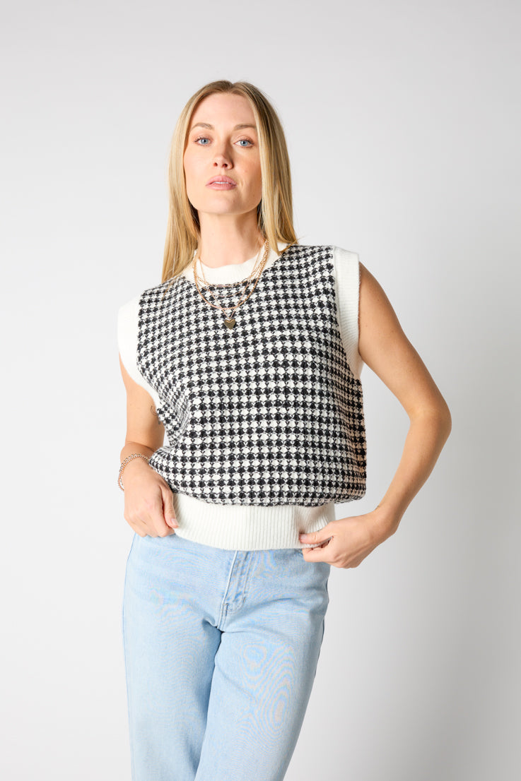 Gilet maglione "Sei il benvenuto"