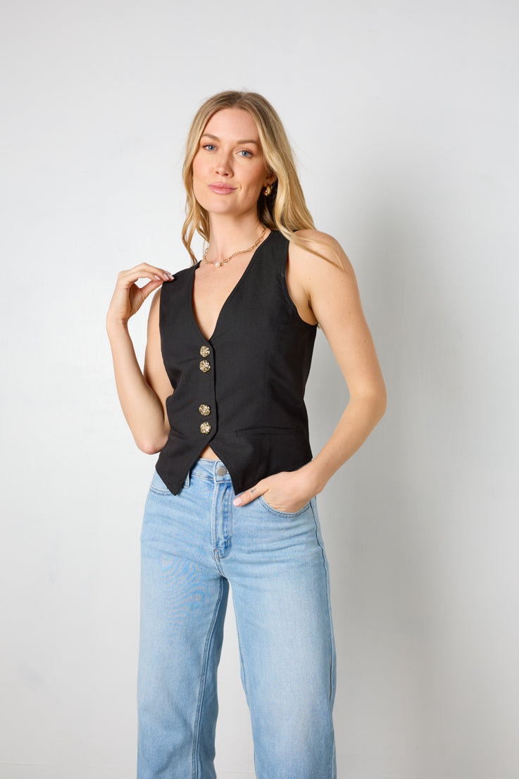 Gilet dal taglio pulito