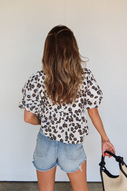 Vedere le margherite in alto