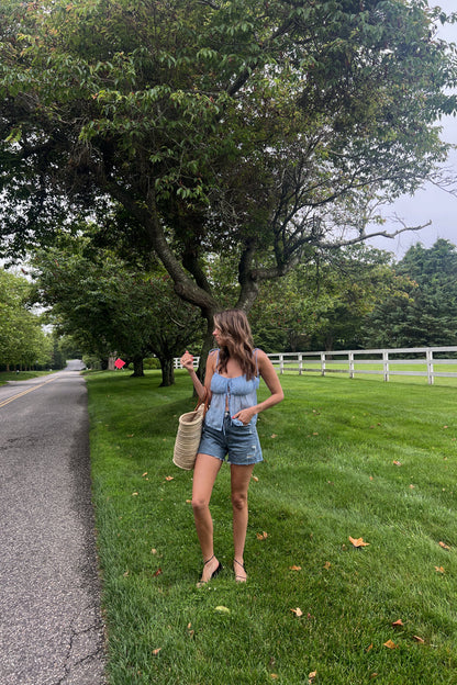 Pantaloncini in denim Lana