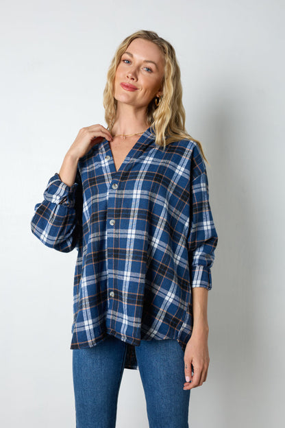 Foglie scricchiolanti in alto