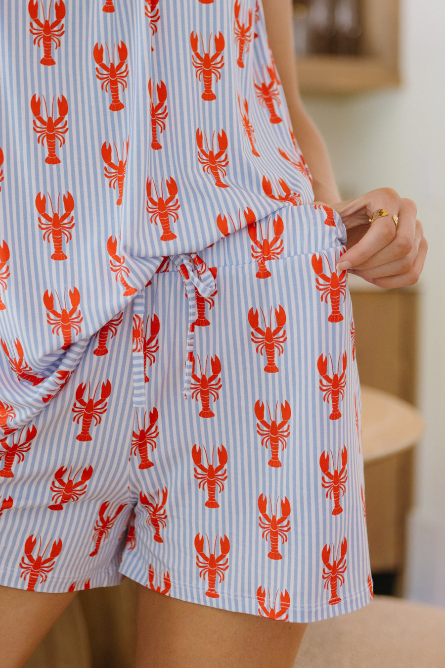 Pigiama Cape Cod - Top e pantaloncini