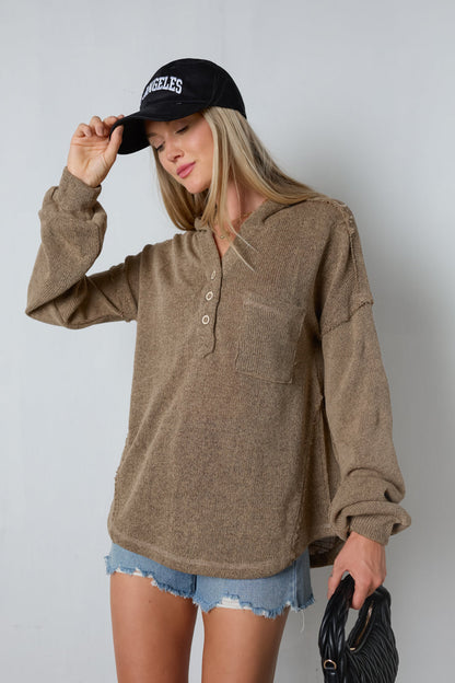 Felpa con cappuccio Comfort is Key