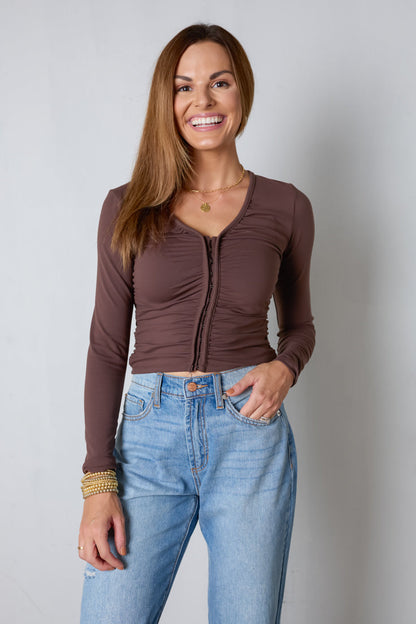 Doppio espresso in alto