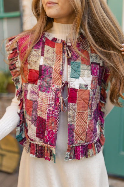 Gilet trapuntato Amelia