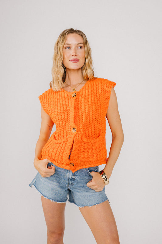 Cardigan con tavolozza di colori