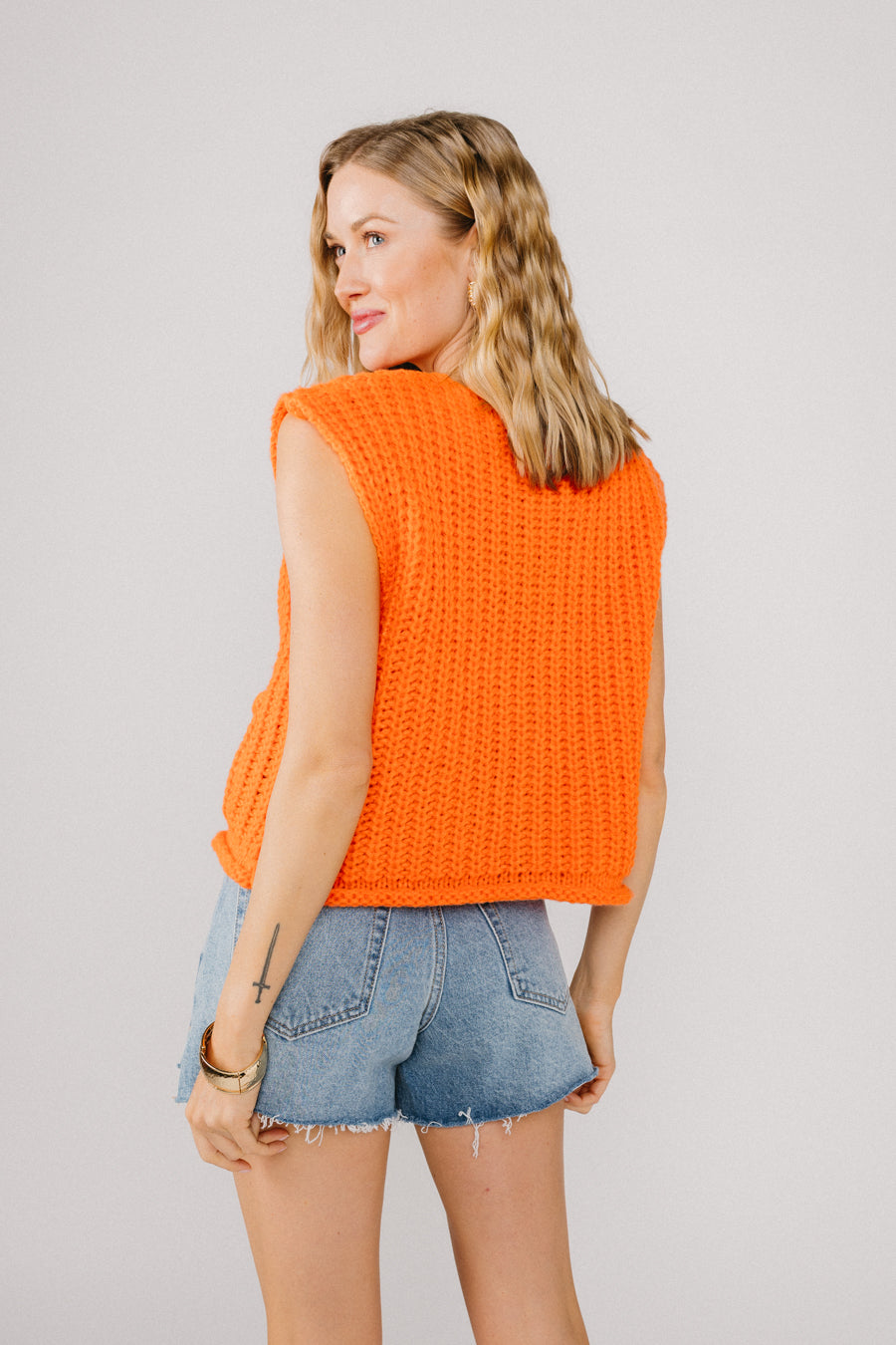 Cardigan con tavolozza di colori