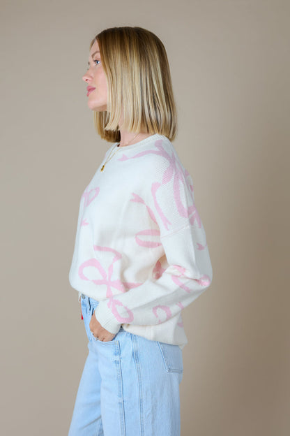 Maglione legato con un fiocco