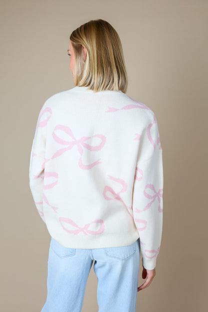 Maglione legato con un fiocco