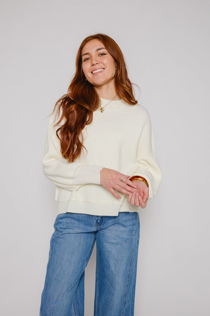 Maglione con cuori di caramella