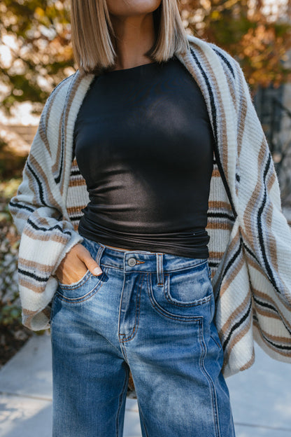 Cardigan con spalle scoperte King Street