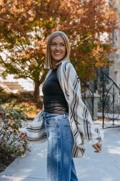 Cardigan con spalle scoperte King Street