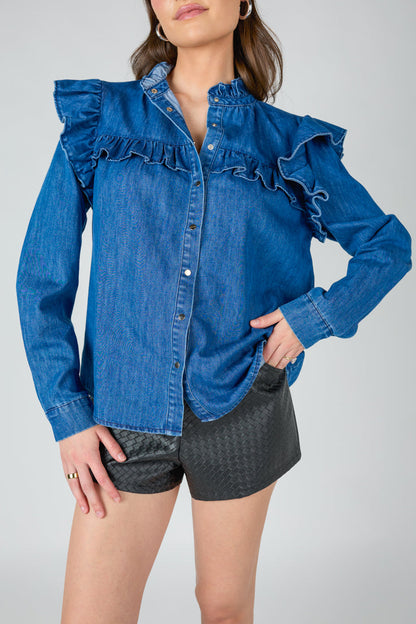 Top in denim Ella