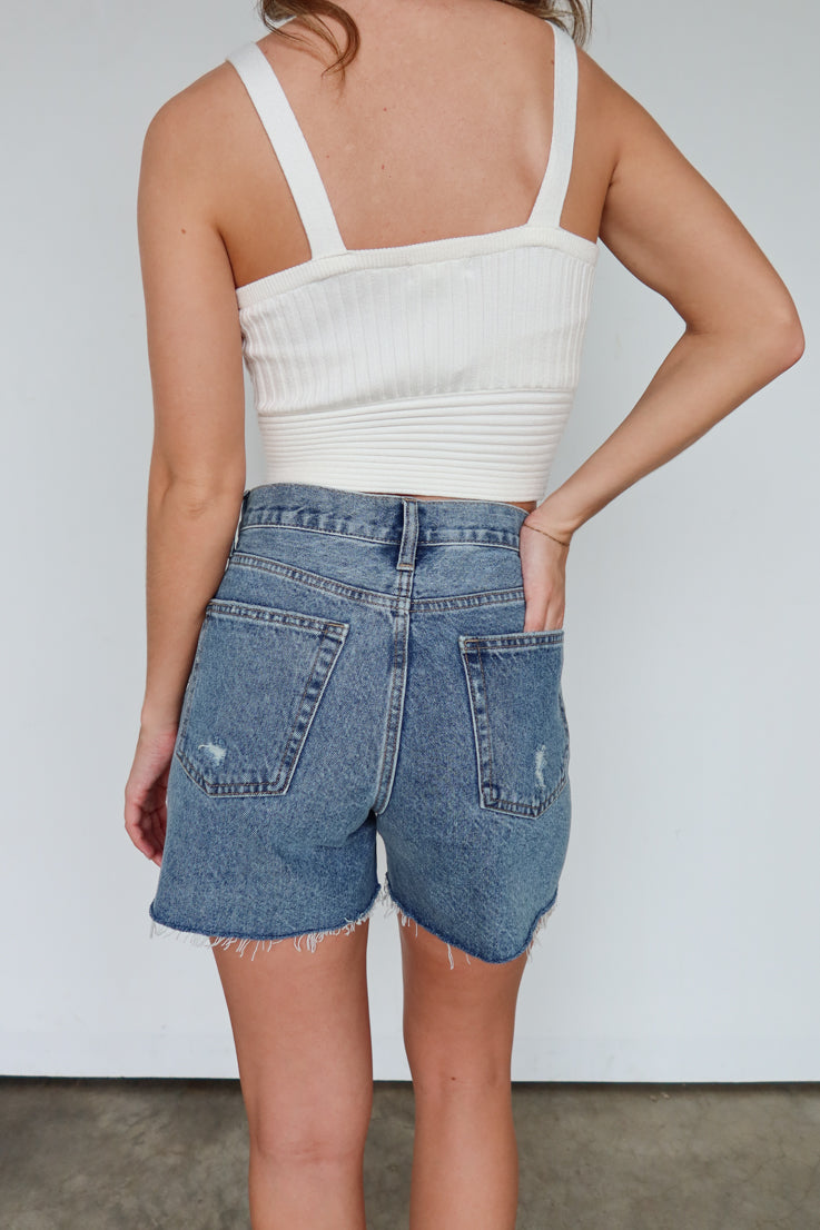 Pantaloncini in denim Lana