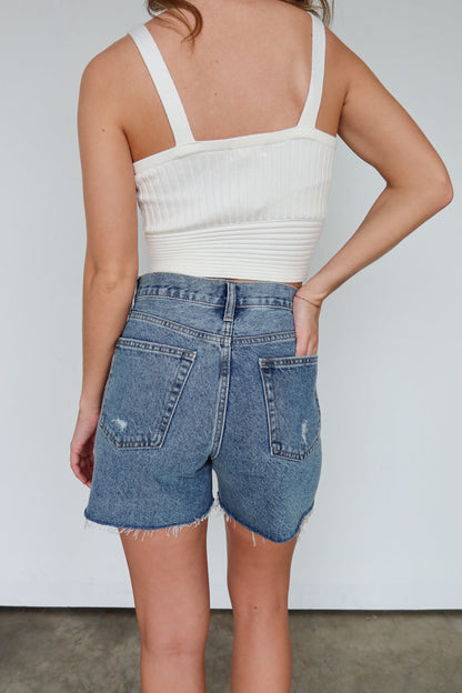 Pantaloncini in denim Lana