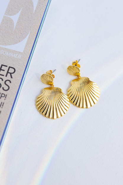 Orecchini a forma di spiaggia