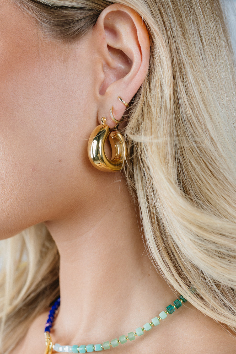 Orecchini a cerchio Nicolette Gold