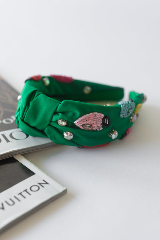 Fascia per capelli con luci festive