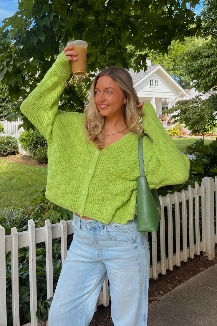 Cardigan effetto elettrico