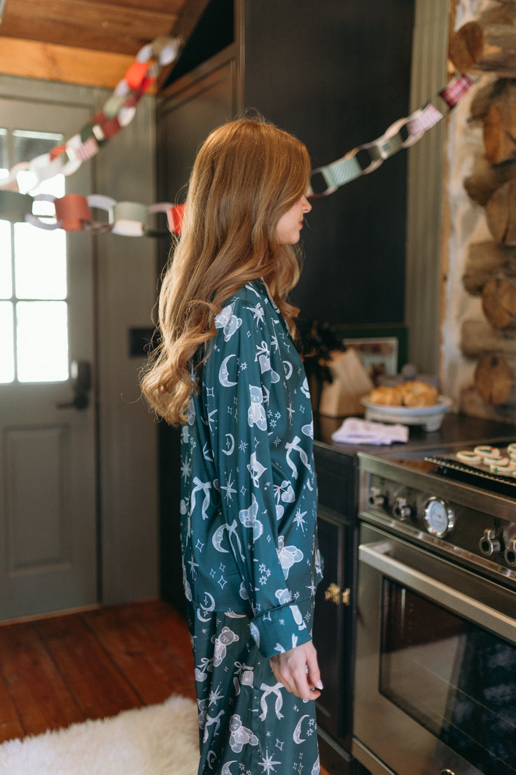 Bustino superiore del pigiama del gufo notturno