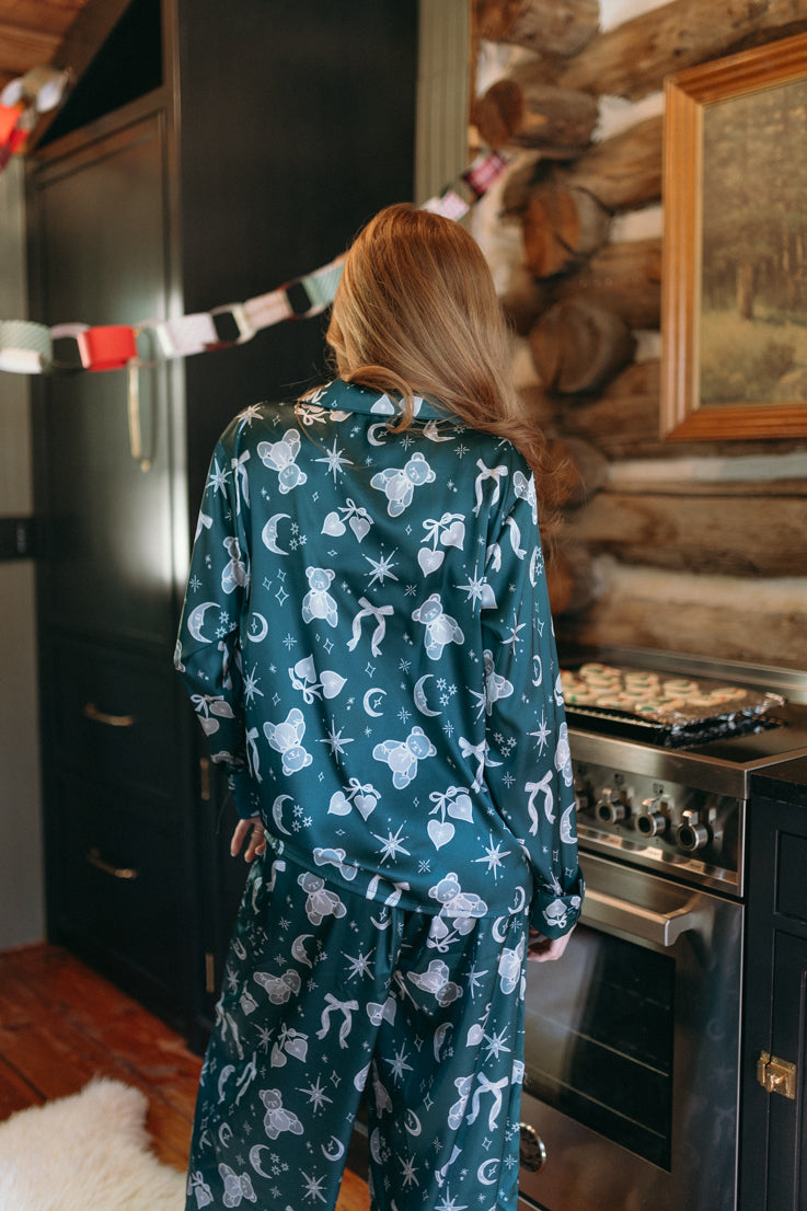 Bustino superiore del pigiama del gufo notturno