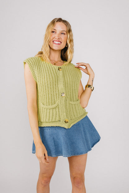 Cardigan con tavolozza di colori