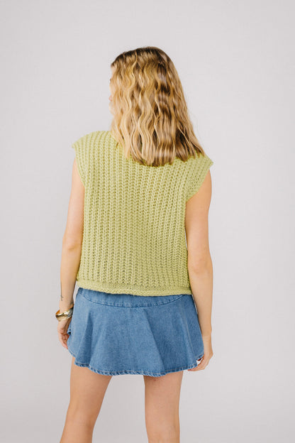 Cardigan con tavolozza di colori