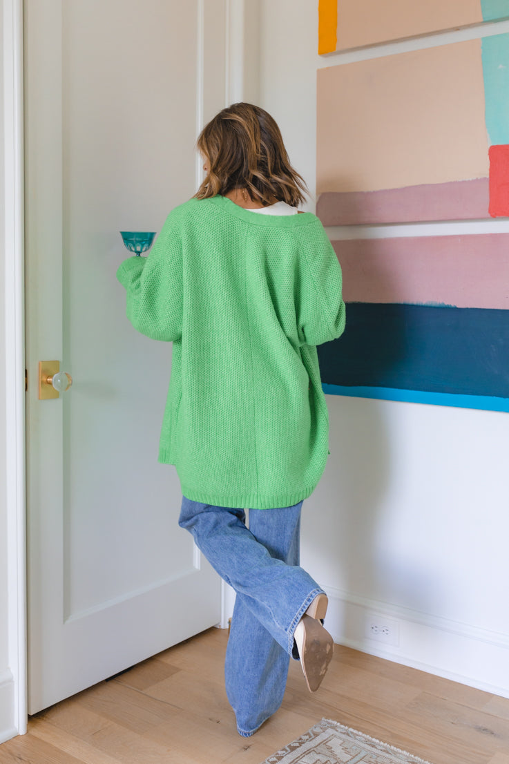 Cardigan di zucchero e anguria