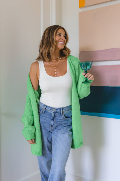 Cardigan di zucchero e anguria